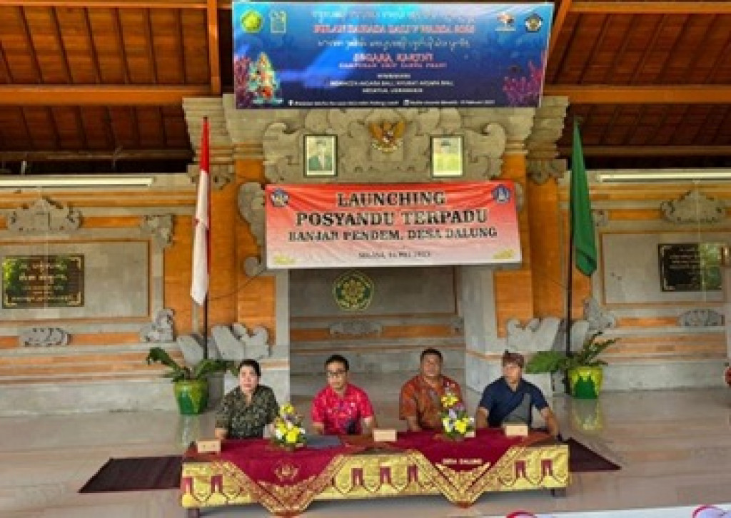 Kegiatan Launching Posyandu Terpadu Lansia di Banjar Pendem, Desa Dalung